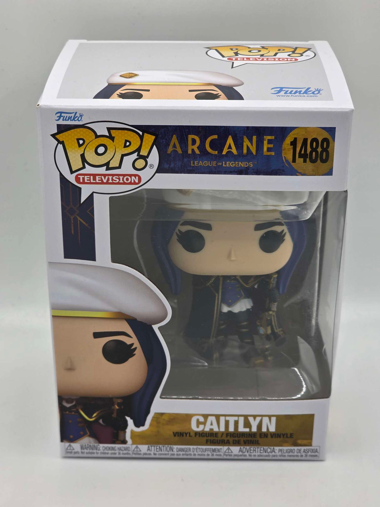 Slight Damaged Box | CAITLYN | Arcane League of Legends | Funko Pop Television #1488