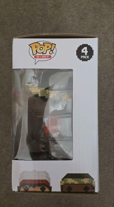 Slight Damaged Box | Funko Pop 8-Bit | Stranger Things | Eleven with Eggos / Mike / Dustin / Lucas 4 Pack