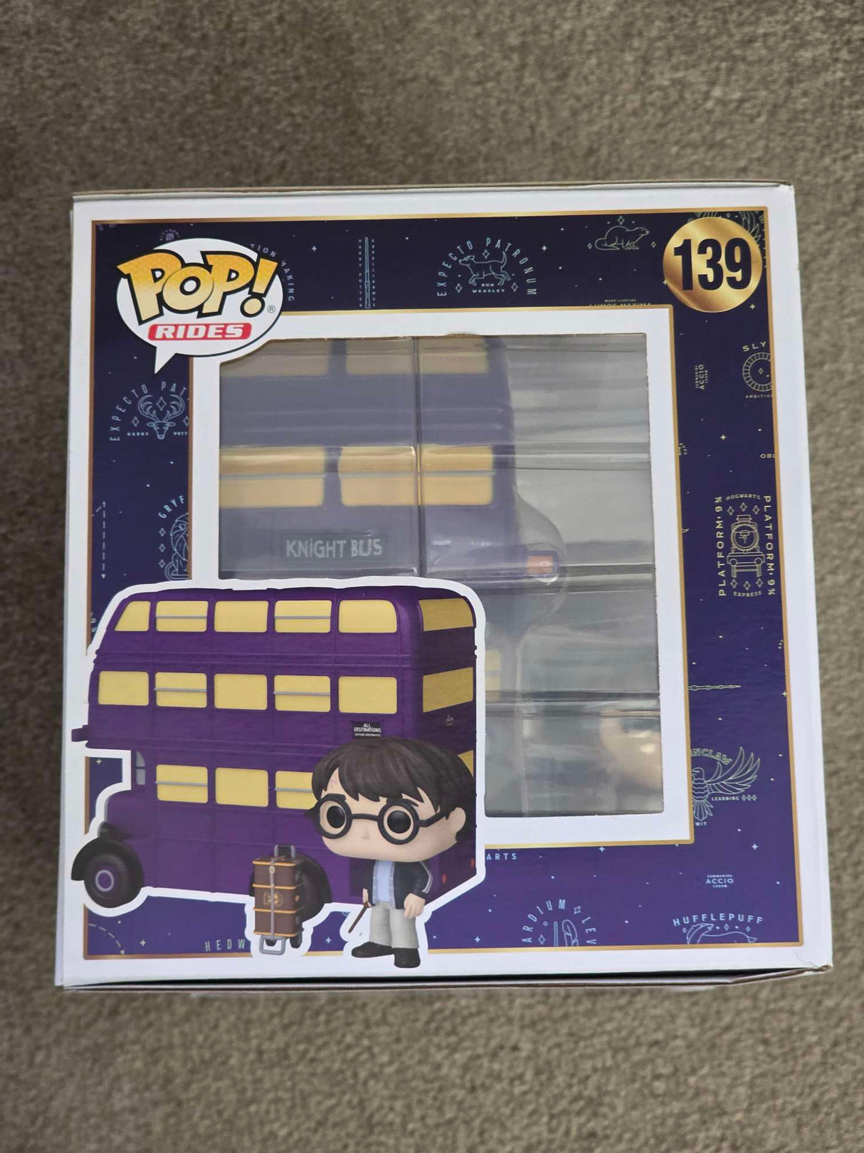 Damaged Box | HARRY POTTER WITH KNIGHT BUS | Funko Pop Rides Super Deluxe #139