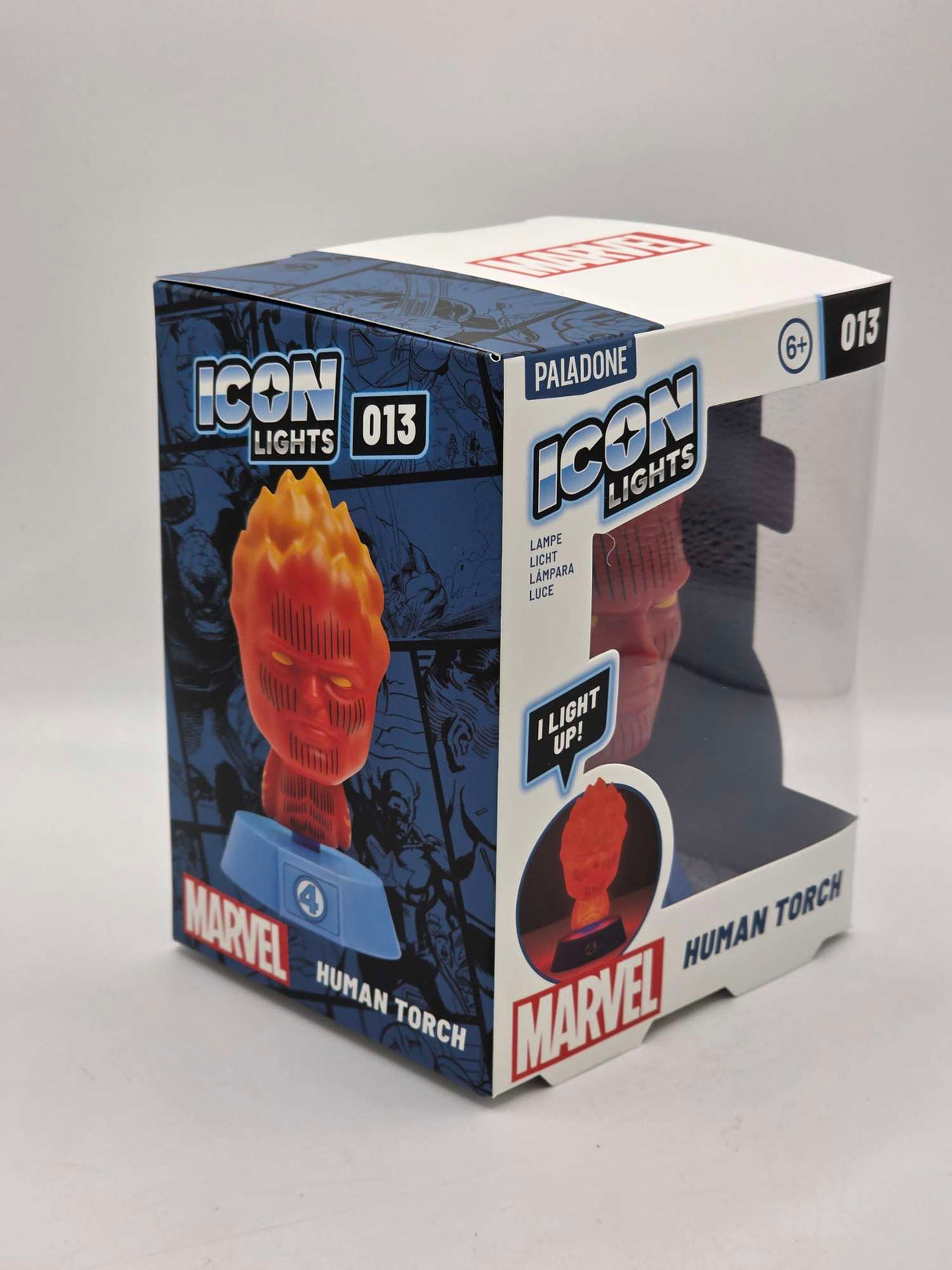 Paladone | Human Torch Icon Light | Marvel Fantastic Four  Officially Licensed