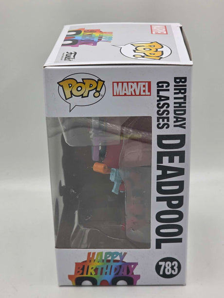 Damaged | DEADPOOL (BIRTHDAY GLASSES) | Funko Pop Marvel #783