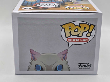 Damaged Box | INOSUKE HASHIBIRA (MASKED) | Demon Slayer | Funko Pop Animation | Flocked #875