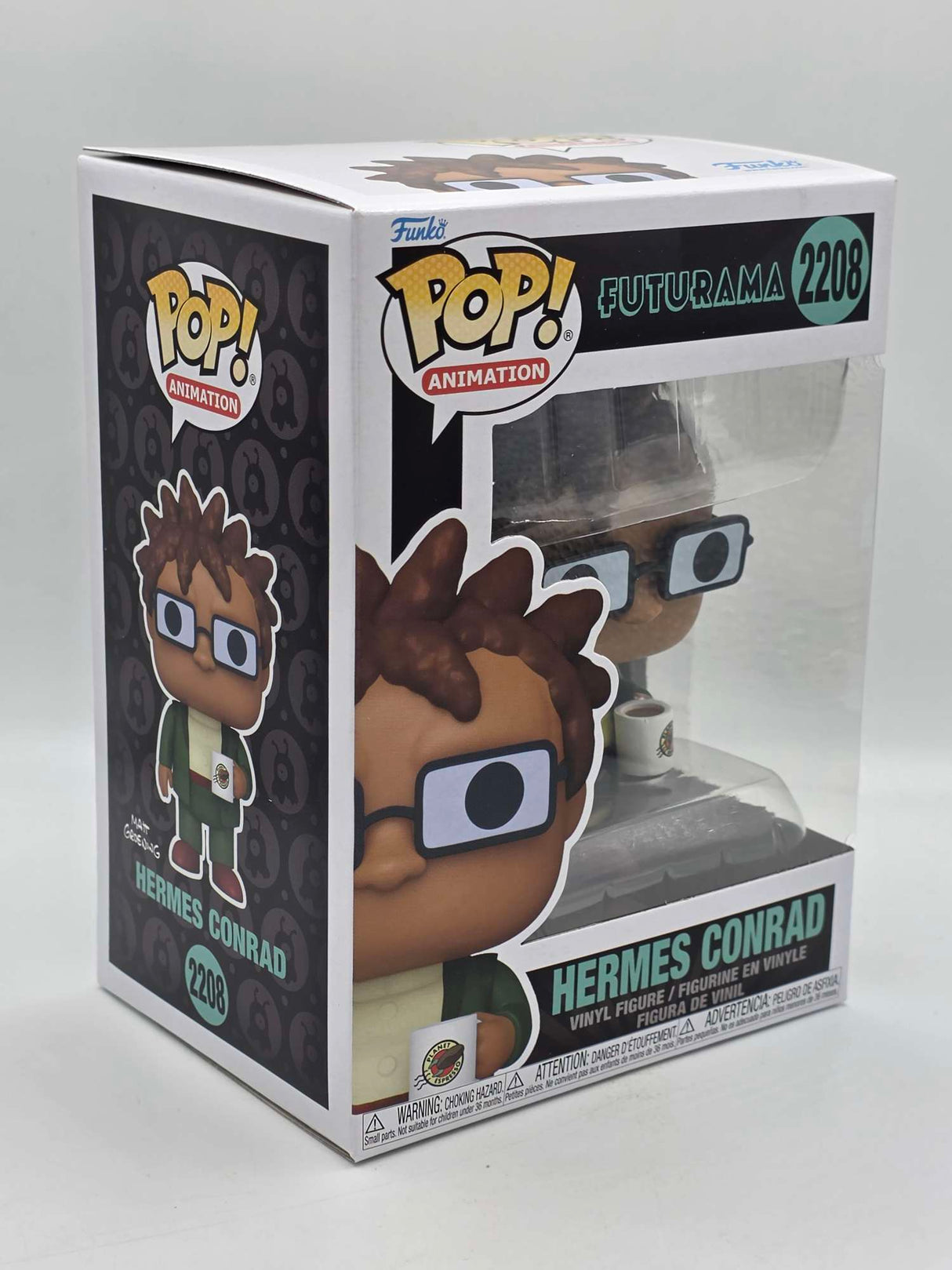 Funko Pop! Animation Futurama HERMES CONRAD WITH MUG #2208