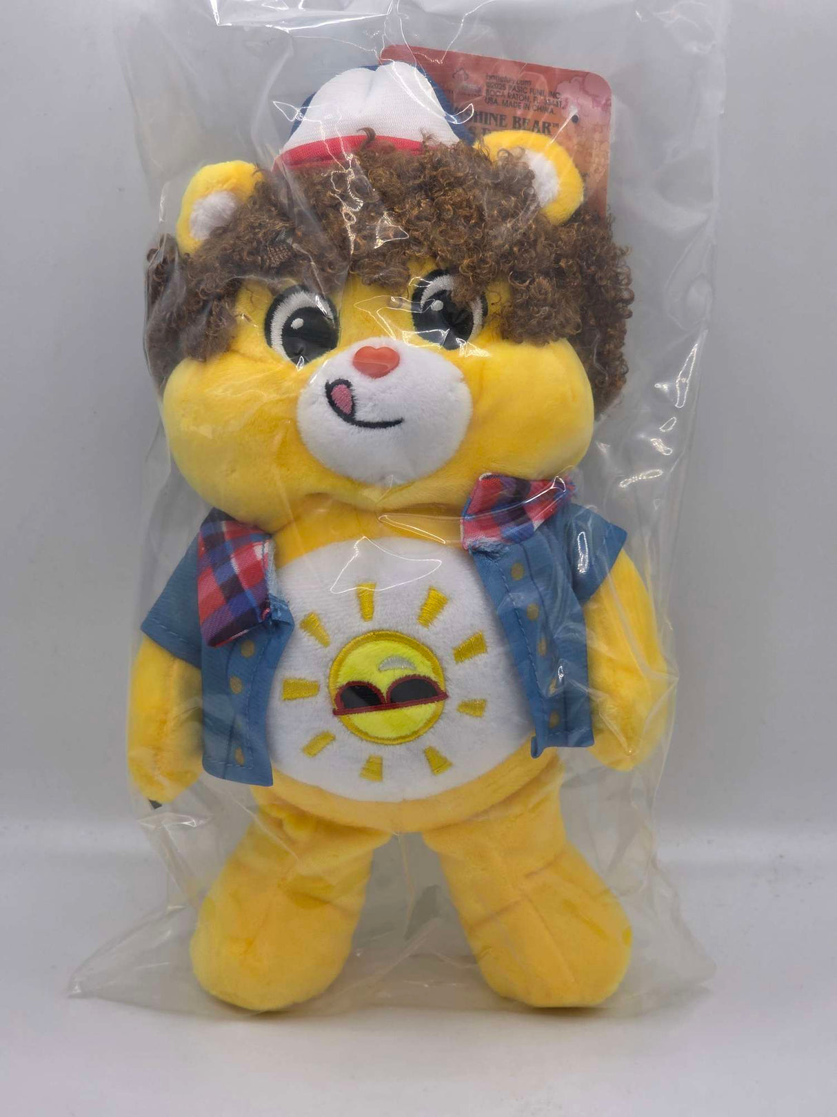 FUNSHINE BEAR AS DUSTIN | Stranger Things | Care Bears | 22cm Plush