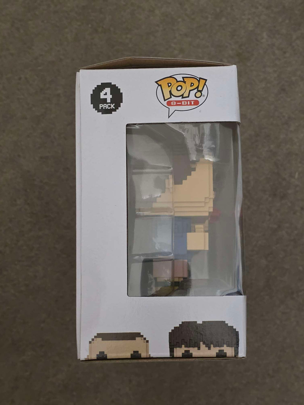 Slight Damaged Box | Funko Pop 8-Bit | Stranger Things | Eleven with Eggos / Mike / Dustin / Lucas 4 Pack