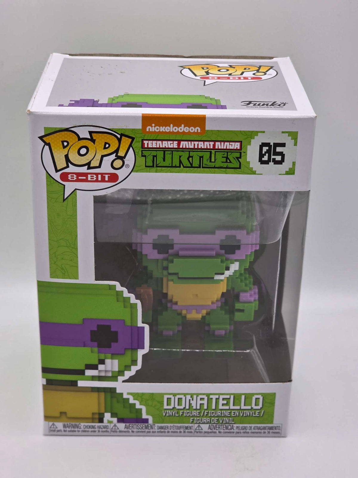 Damaged Box | DONATELLO | Teenage Mutant Ninja Turtles | Funko Pop 8-Bit #05