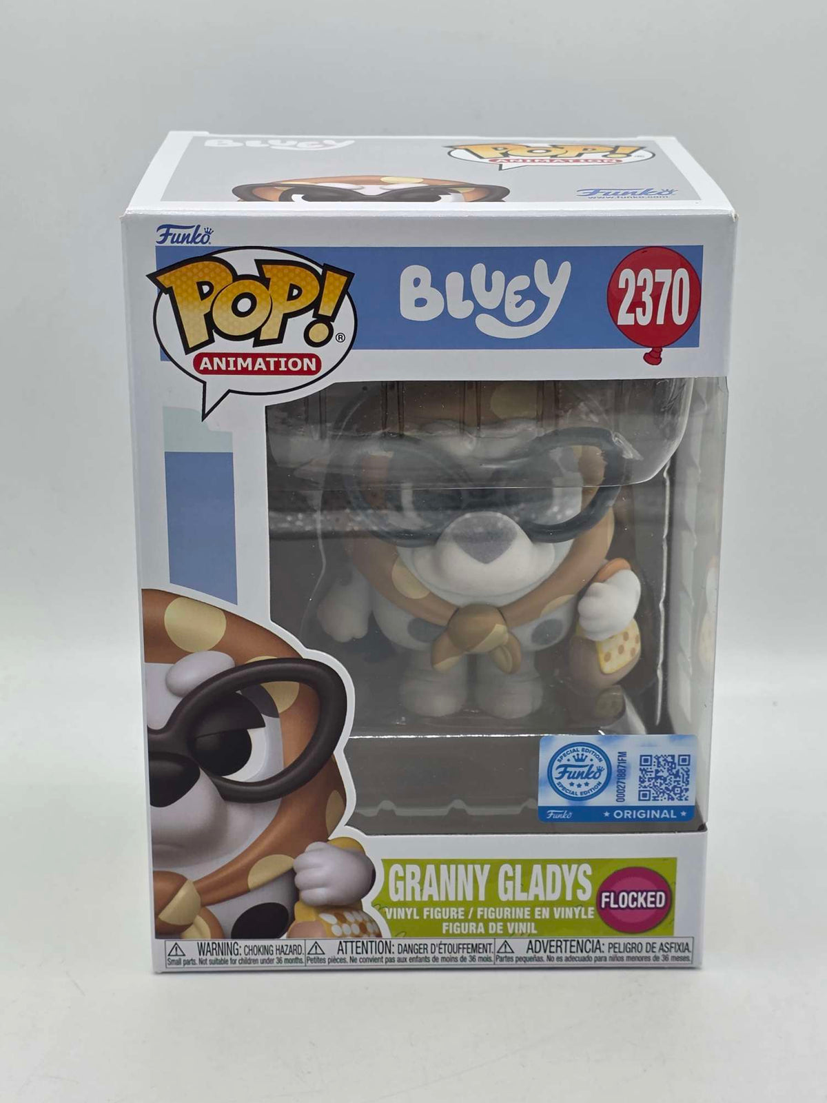 GRANNY GLADYS (FLOCKED) | Bluey | Funko Pop! Animation #2370
