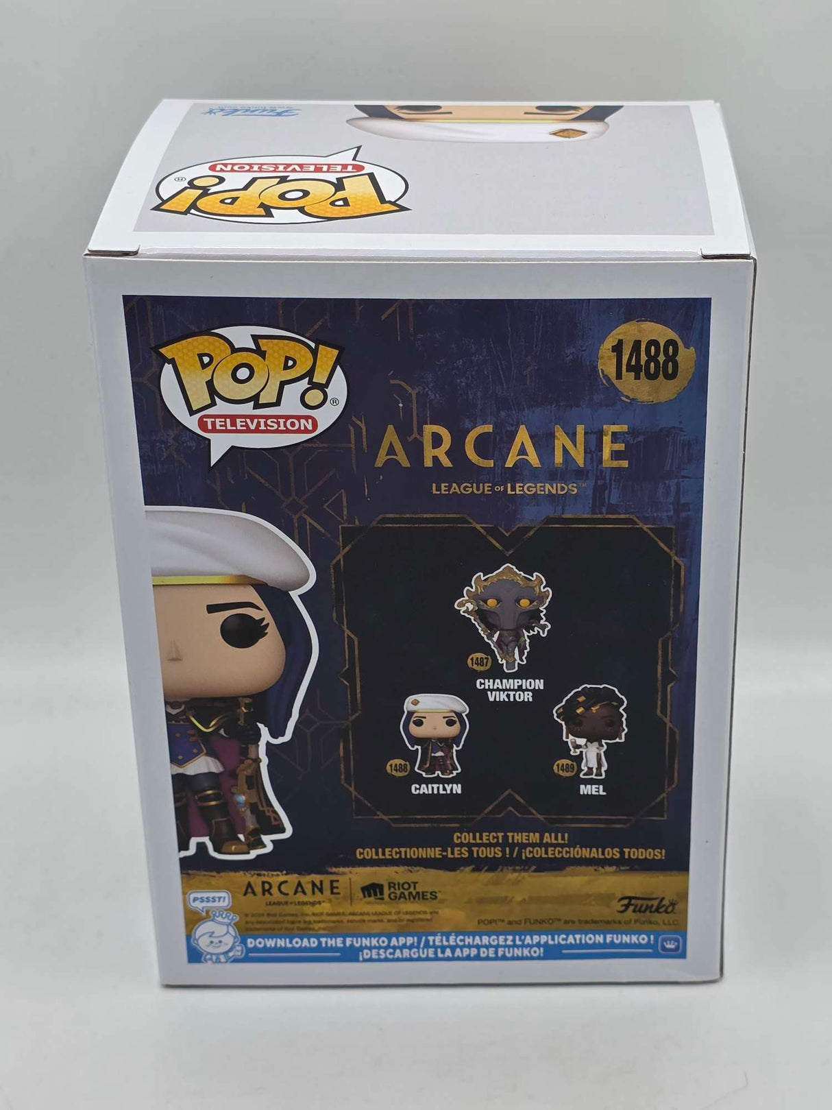 Slight Damaged Box | CAITLYN | Arcane League of Legends | Funko Pop Television #1488