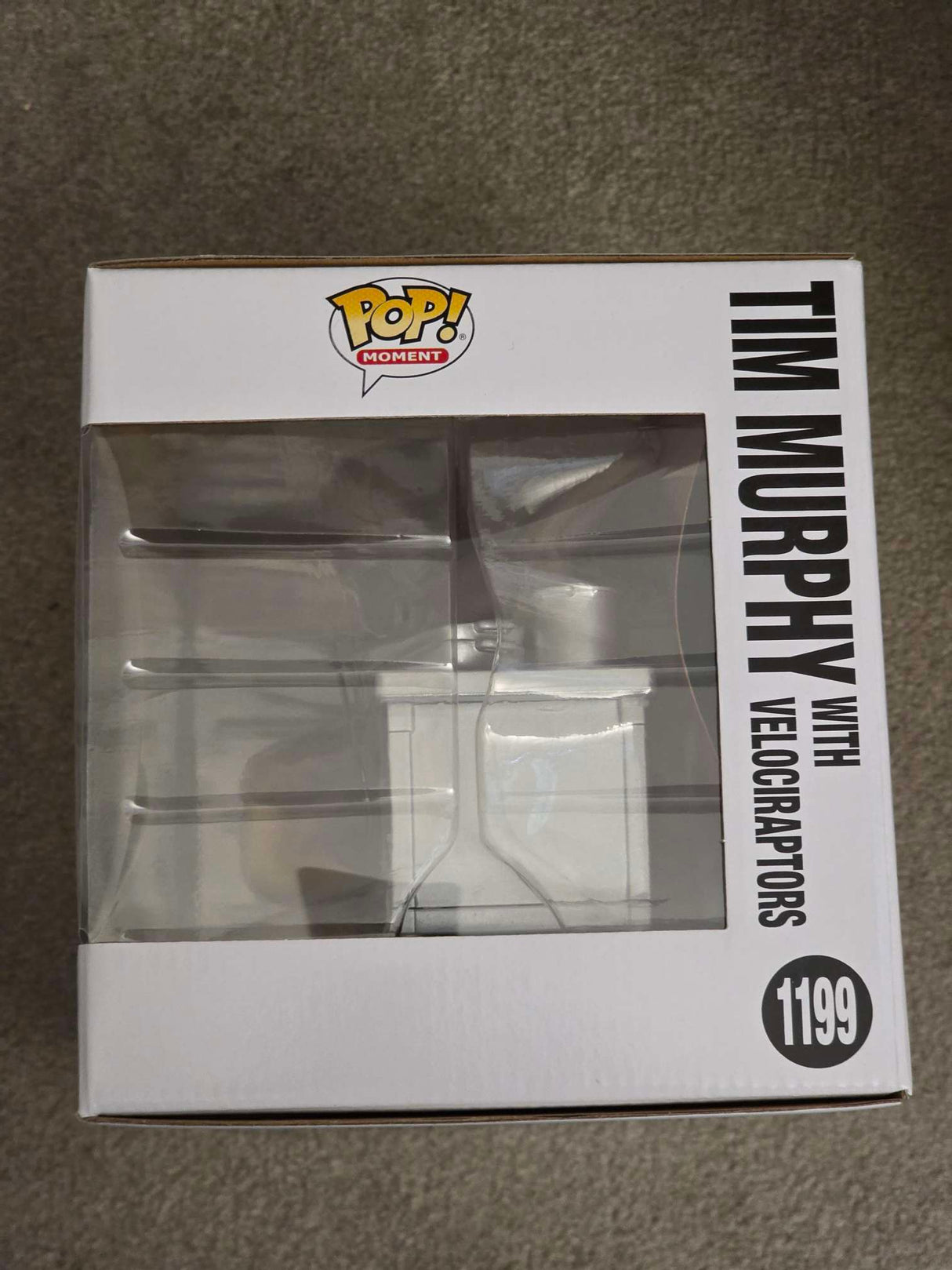 Slight Damaged Box | TIM MURPHY & VELOCIRAPTORS | Jurassic Park | Funko Pop! Moment #1199