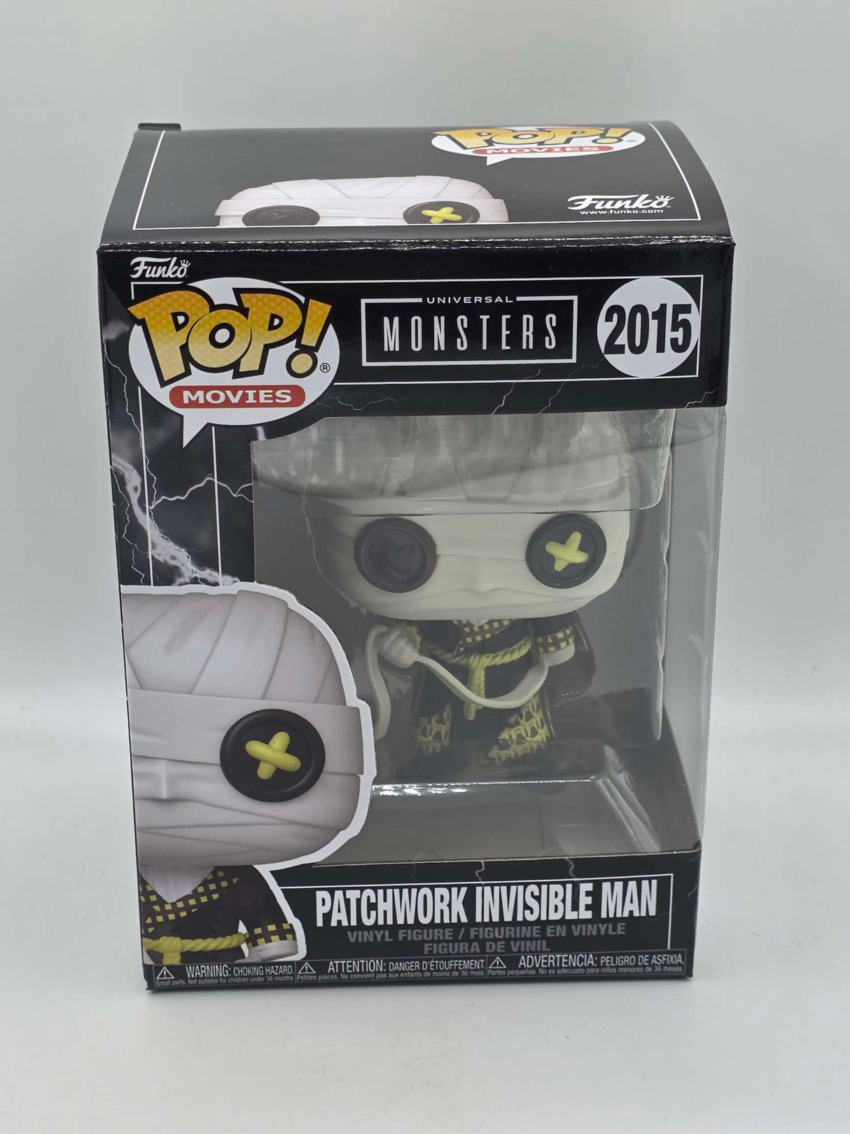 Funko Pop! Movies Universal Monsters PATCHWORK INVISIBLE MAN Vinyl Figure #2015