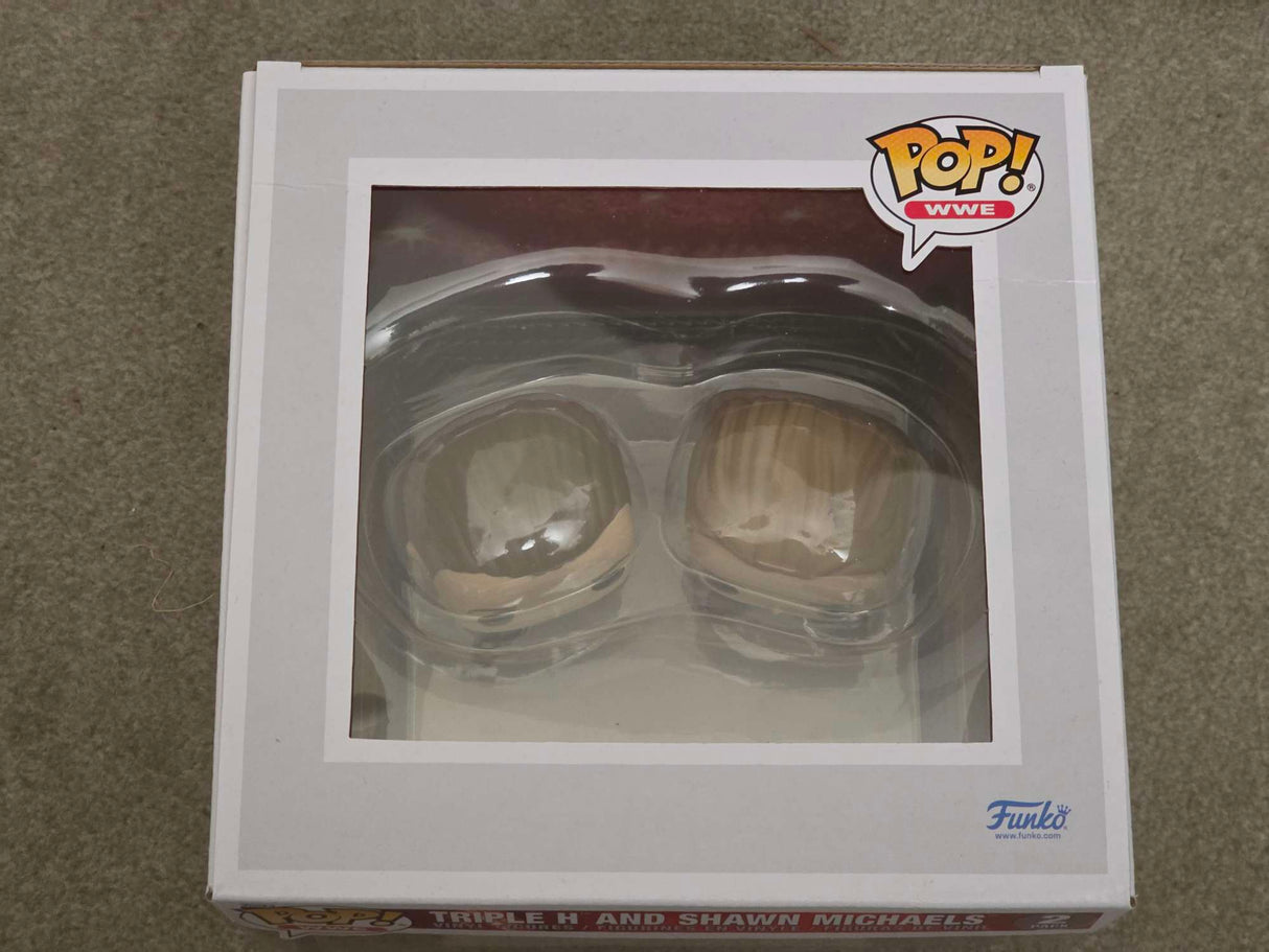 Slight Damaged Box | Funko Pop WWE Moments | Triple H and Shawn Michaels Ring | 2 Pack