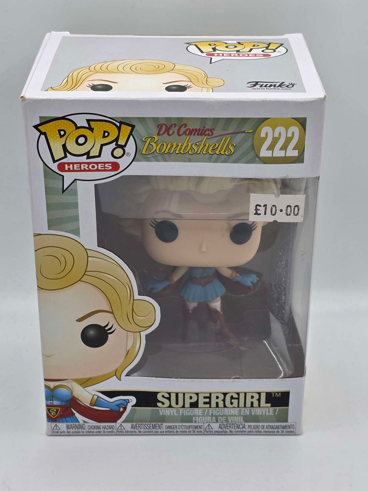 Damaged Box | SUPERGIRL | DC Bombshells | Funko Pop Heroes #222
