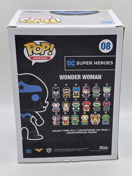 Damaged Box | WONDER WOMAN SILHOUETTE | DC Super Heroes | Funko Pop Heroes #08