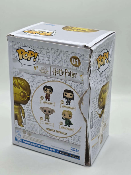 Damaged Box | HARRY POTTER | Funko Pop Harry Potter | Gold #01