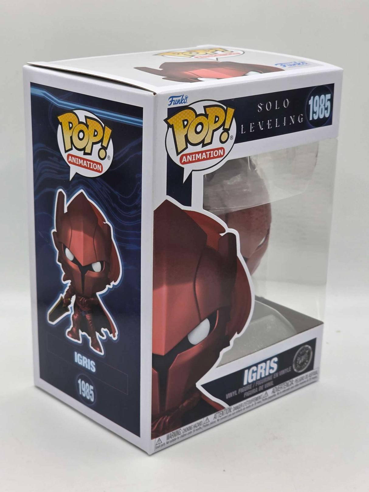 Funko Pop! Animation Solo Leveling IGRIS #1985 Limited Metallic Chase Edition