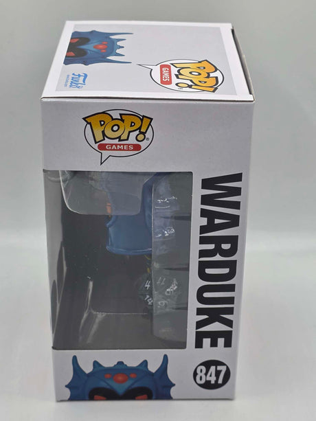 Slight Damaged Box | WARDUKE (WITH D20 DICE) | Dungeons & Dragons | Funko Pop Games #847