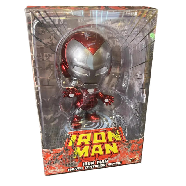 Iron Man (Silver Centurion Armor) | Hot Toys Cosbaby (S) | Mini Figure 10 cm #COSB910