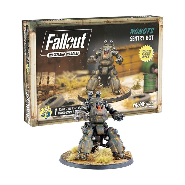 Fallout | Miniatures | Wasteland Warfare | Robots: Sentry Bot Model