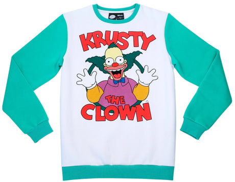 Unisex Krusty The Clown Crewneck Sweater | Cakeworthy | Medium