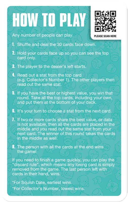 SQUISHMALLOWS | Top Trumps | Card Game