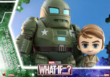 HYDRA STOMPER & STEVE ROGERS | What If? | Hot Toys Cosbaby (S) | Mini Figures 10 cm