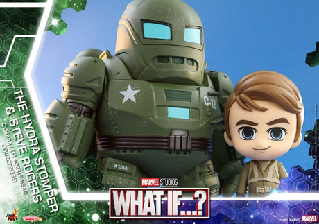 HYDRA STOMPER & STEVE ROGERS | What If? | Hot Toys Cosbaby (S) | Mini Figures 10 cm