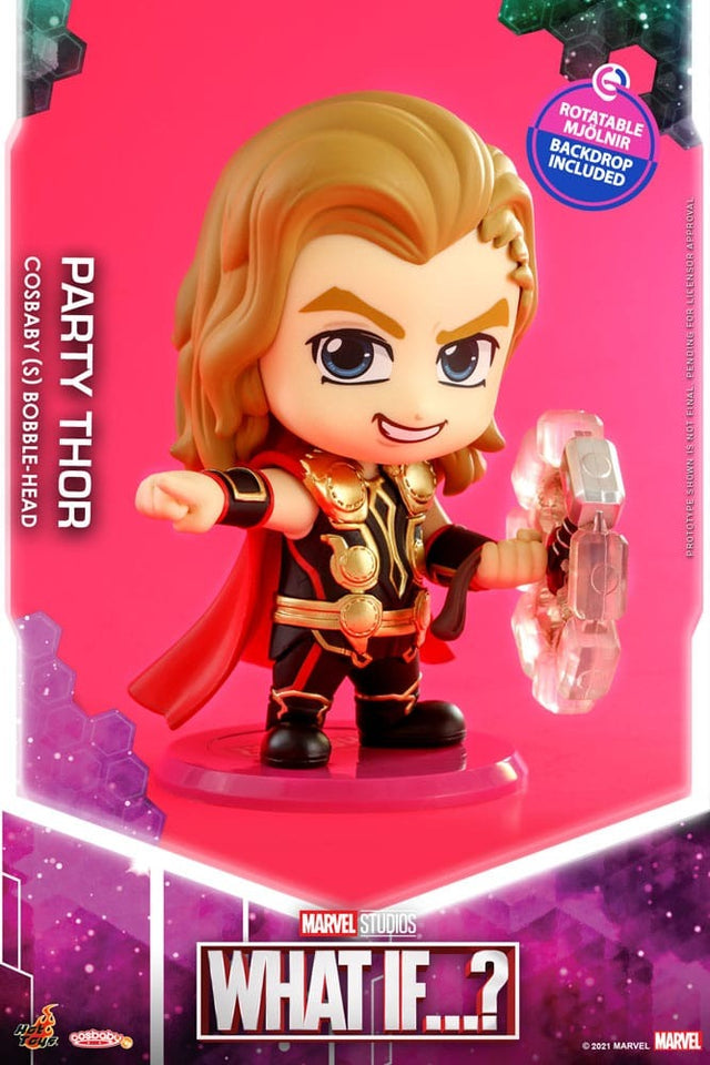 What If? Party Thor | Hot Toys Cosbaby (S) | Mini Figure 10 cm #COSB886