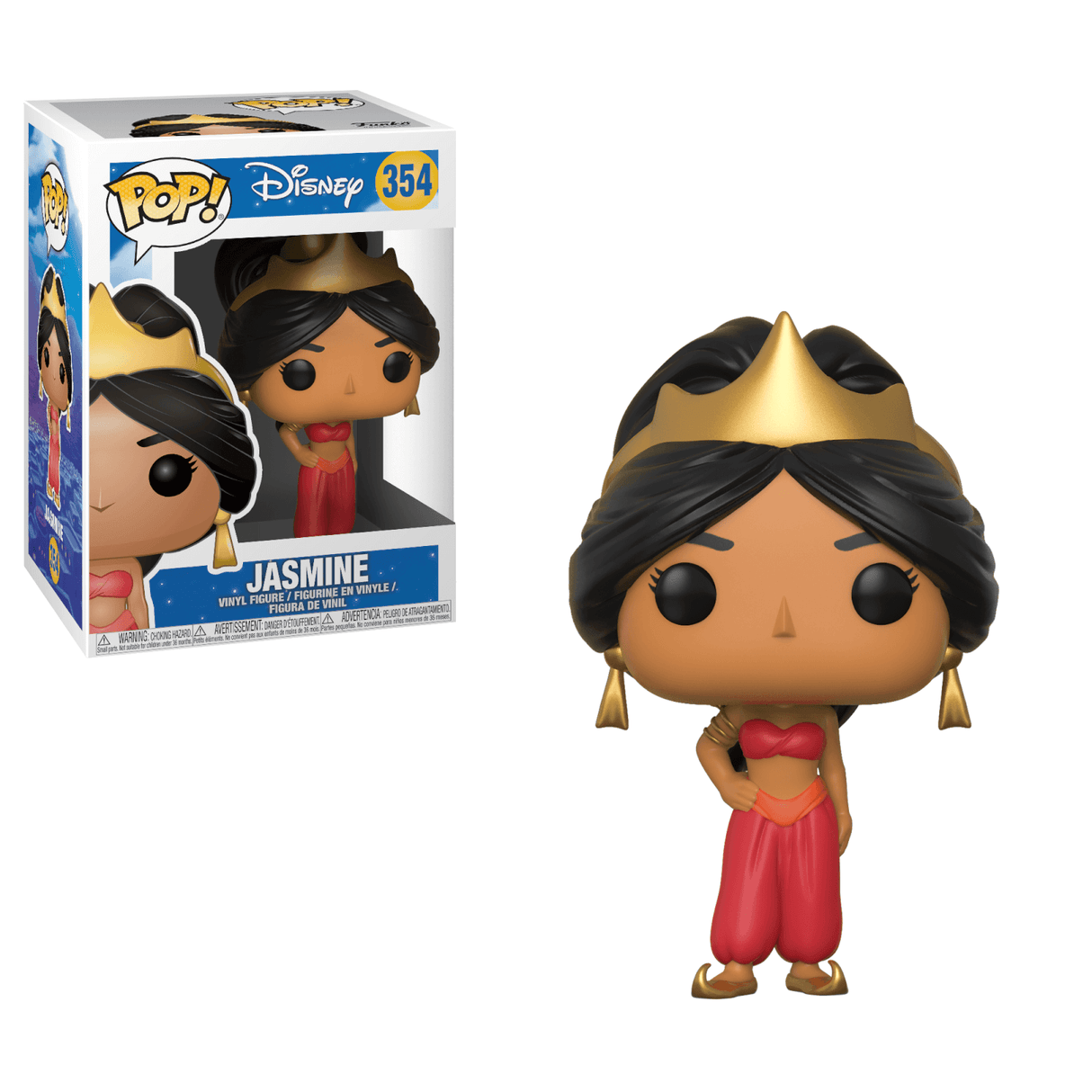 Funko Pop Disney Aladdin - Jasmine in Red Dress #354 (4352724009044)