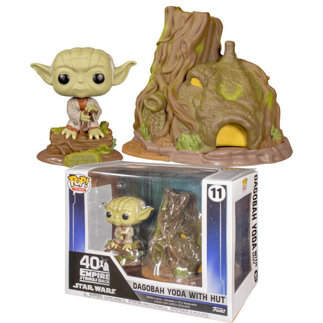 Funko Pop Town | Star Wars | Dagobah Yoda with Hut #11