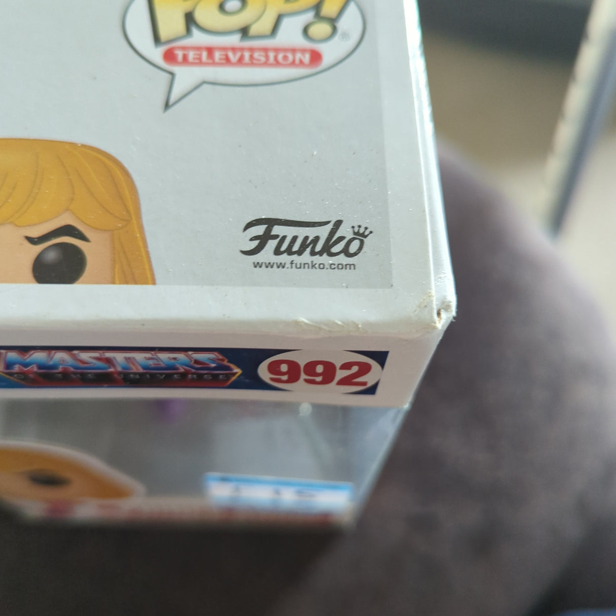 Damaged Box Funko Pop Television - Masters of the Universe - Prince Adam #992 (6876570779748)