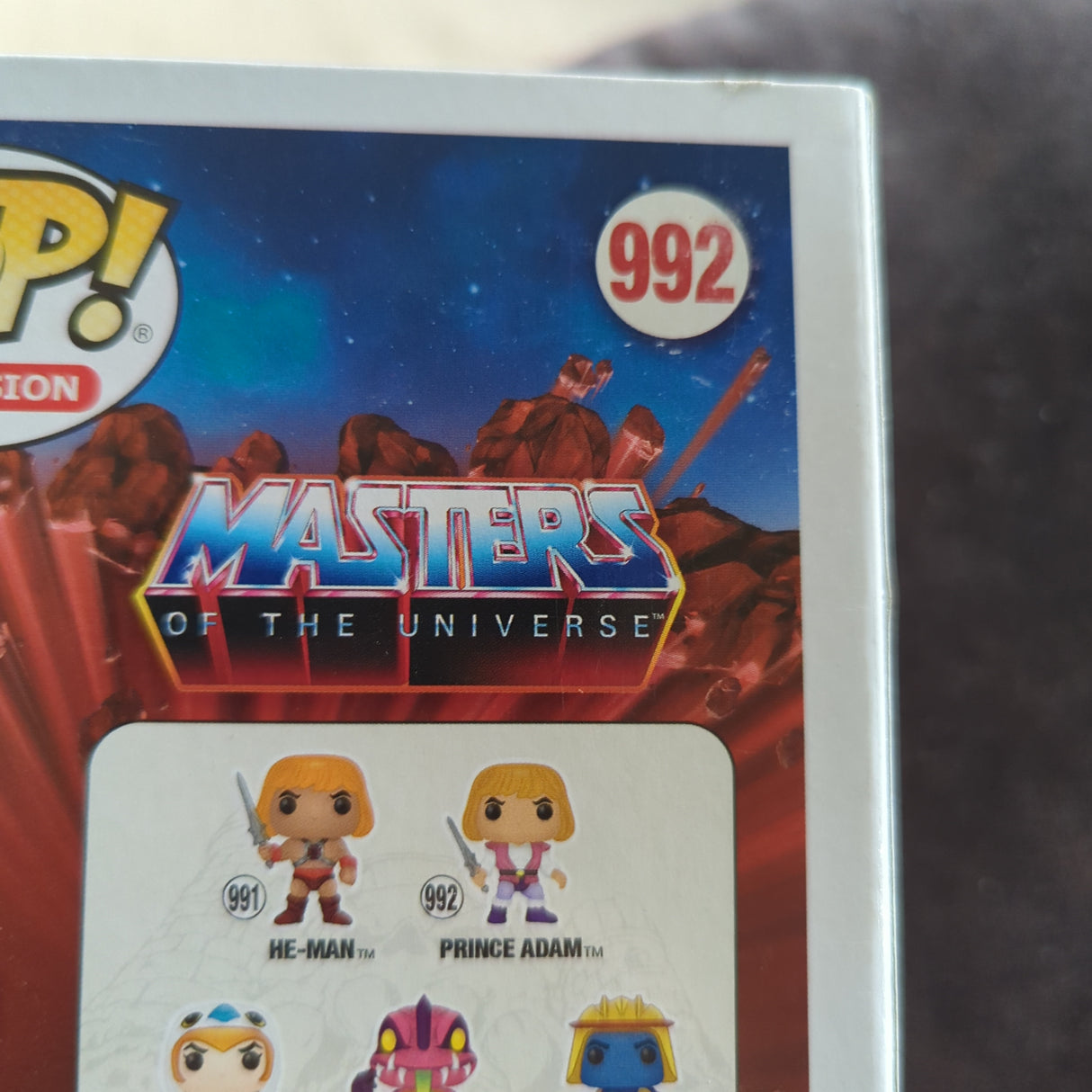 Damaged Box Funko Pop Television - Masters of the Universe - Prince Adam #992 (6876570779748)