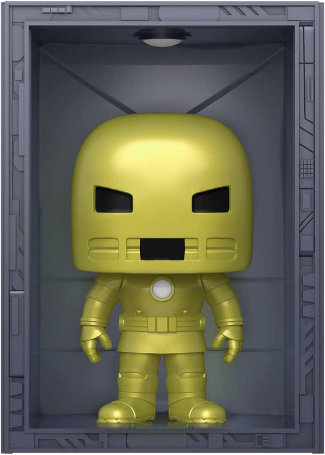 Funko Pop Deluxe - Marvel Hall Of Armor Iron Man Model 1 Gold PX #1035 (7020464636004)