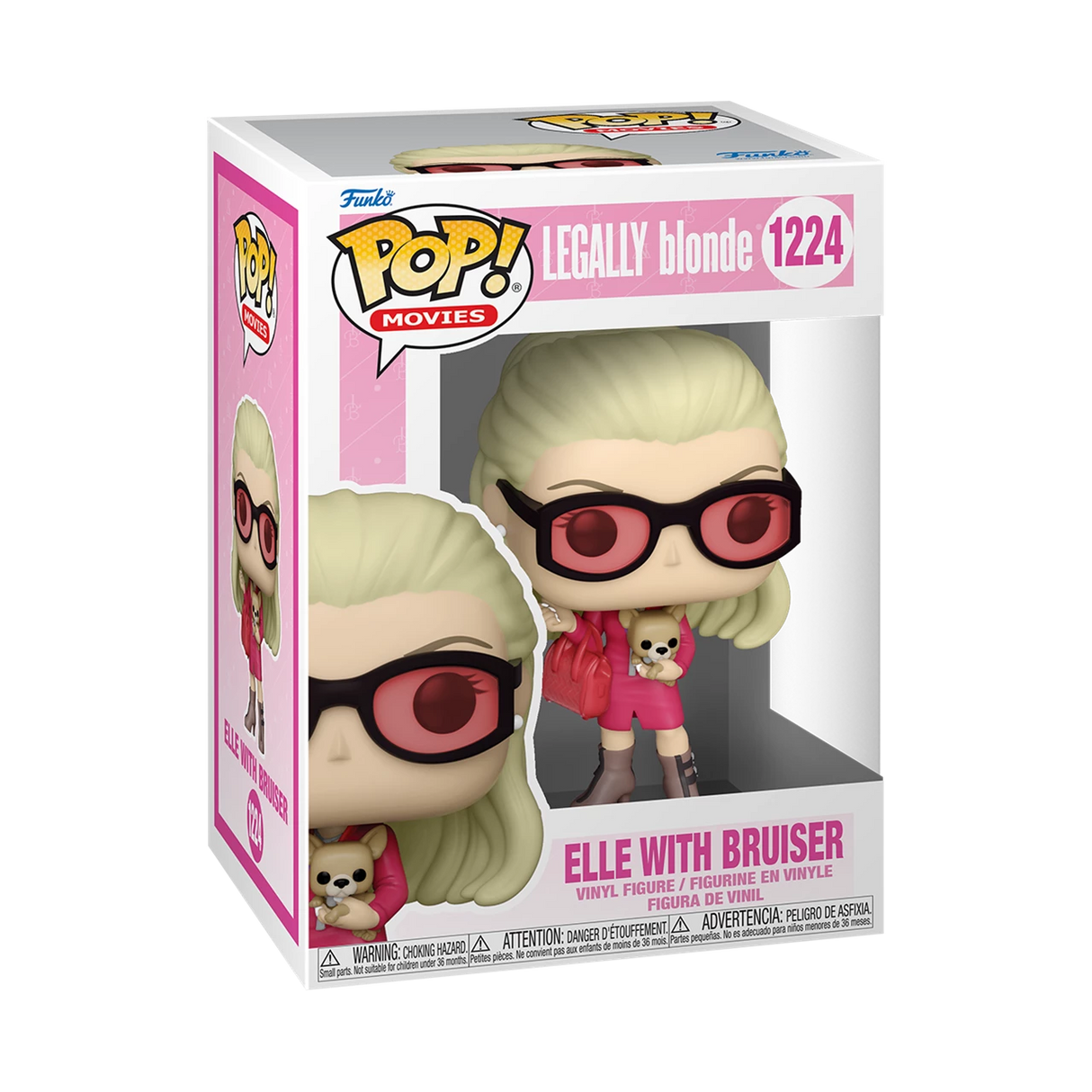 Funko Pop Movies - Legally Blonde - Elle with Dog Bruiser #1224 (7019820941412)