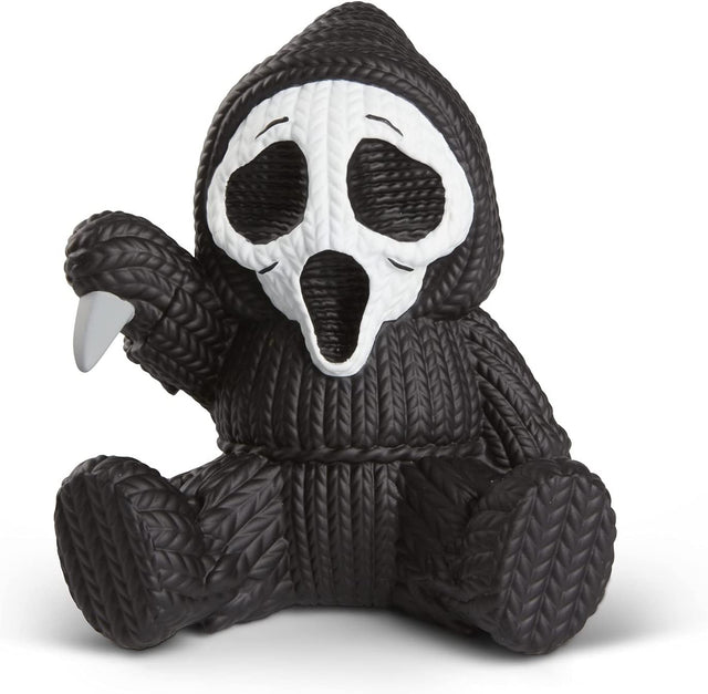 Handmade by Robots | Scream | Ghost Face White Vinyl Figure | Knit Series #008