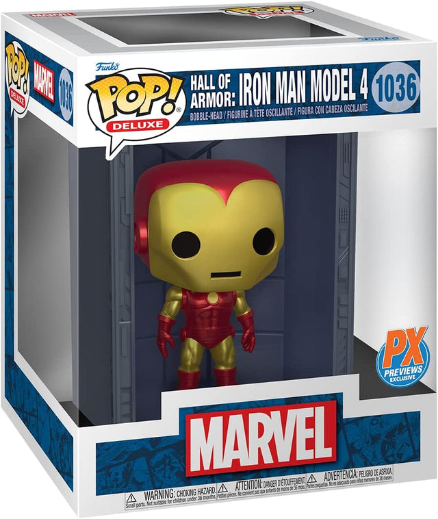 Funko Pop Deluxe - Marvel Hall Of Armor Iron Man Model 4 PX #1036 (7020458410084)