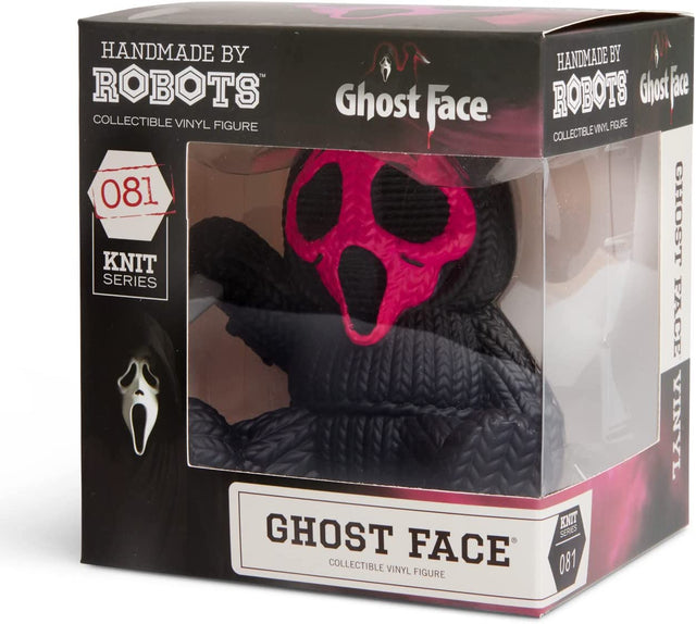 Ghost Face Pink | Handmade by Robots | Scream | Vinyl Figure | Knit Series #081