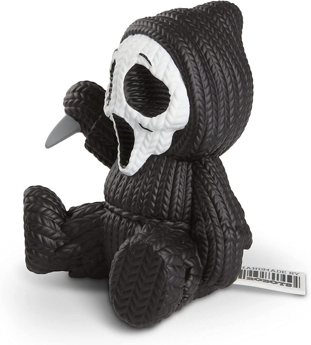 Handmade by Robots | Scream | Ghost Face White Vinyl Figure | Knit Series #008