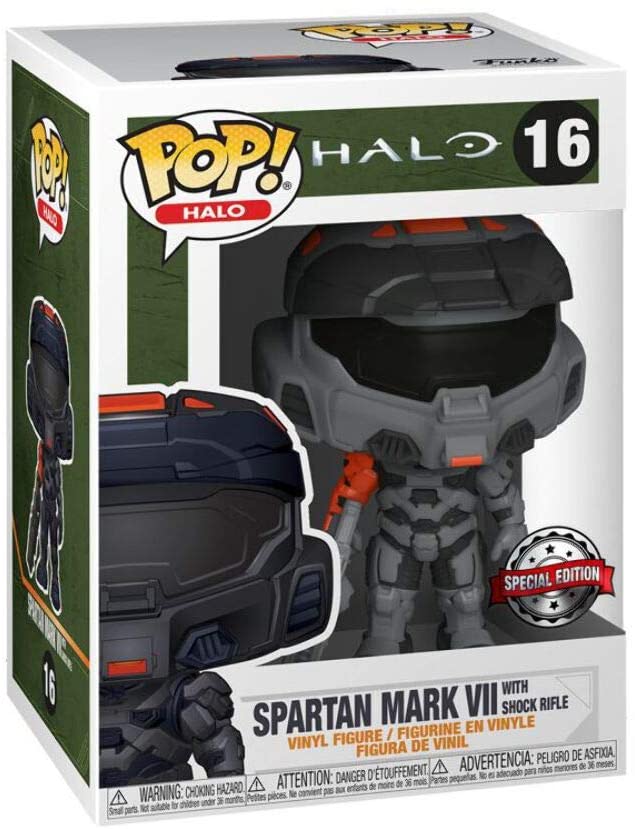 Funko Pop Games - Halo - Spartan Mark VII with Shock Rifle #16 - Special Edition (6609041096804)
