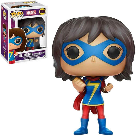 Damaged Box Funko Pop Marvel - Ms Marvel (Kamala Khan #190 (6871638769764)
