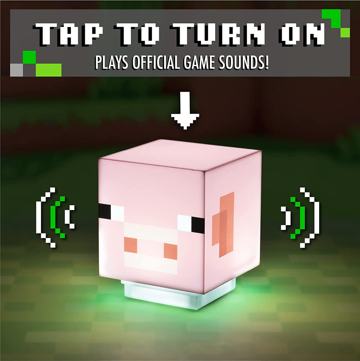Minecraft Pig with Sound Light - Official Product (6876438167652)