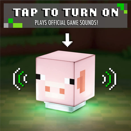 Minecraft Pig with Sound Light - Official Product (6876438167652)