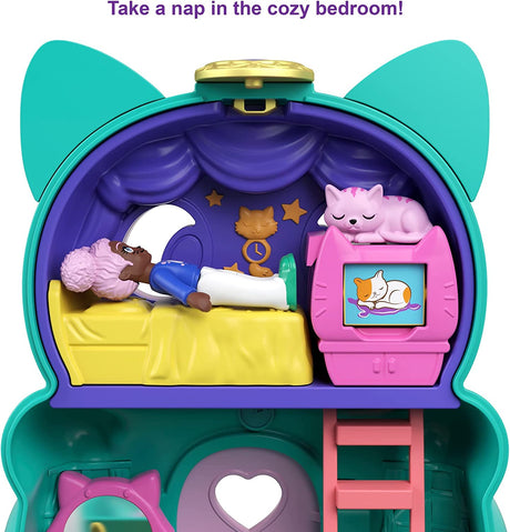 Polly Pocket Flip & Find Cat Compact (6848939819108)