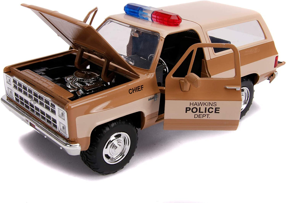 Damaged Box | Stranger Things |Hopper's Chevy Blazer Car with Metal Police Badge
