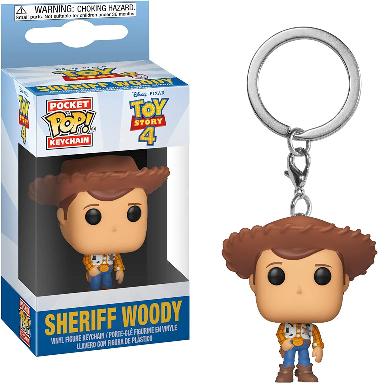Funko Pop! Keychain | Toy Story 4 | Sheriff Woody (7107489267812)