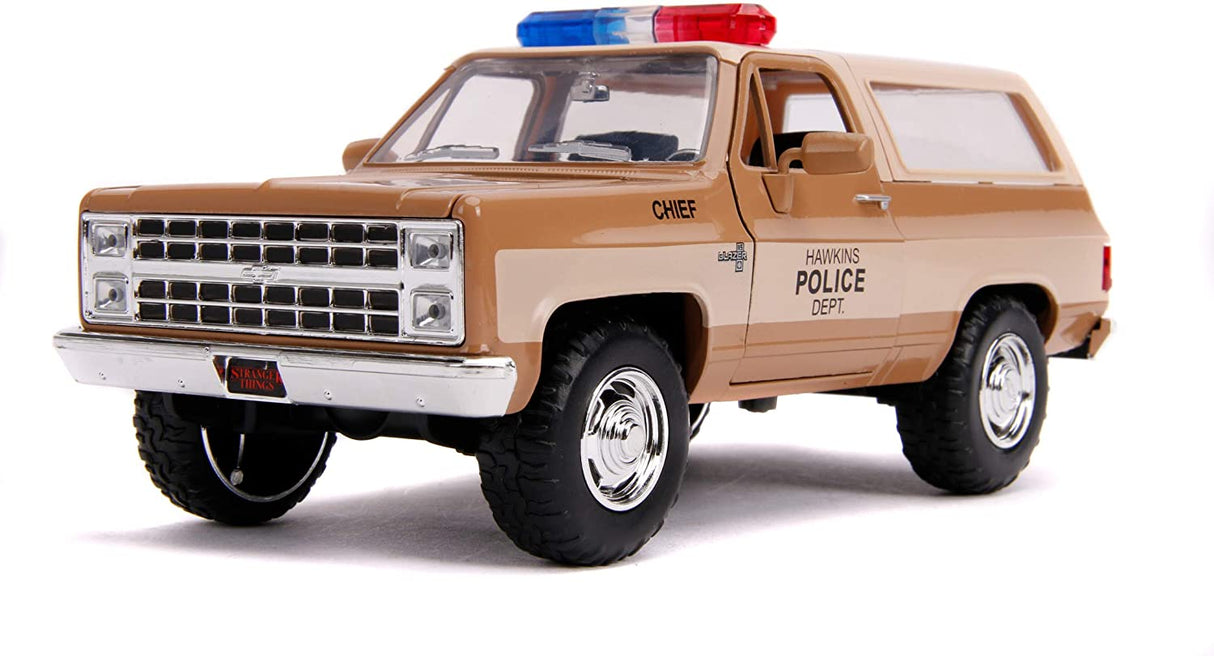 Damaged Box | Stranger Things |Hopper's Chevy Blazer Car with Metal Police Badge