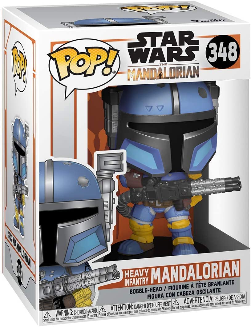 Funko Pop Star Wars | The Mandalorian | Heavy Duty Mandalorian #348 (7106107113572)