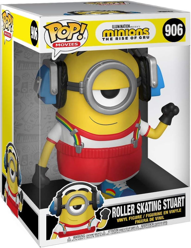 Funko Pop Movies | Minions The Rise of Gru | Roller Skating Stuart #906 25cm 10" inch