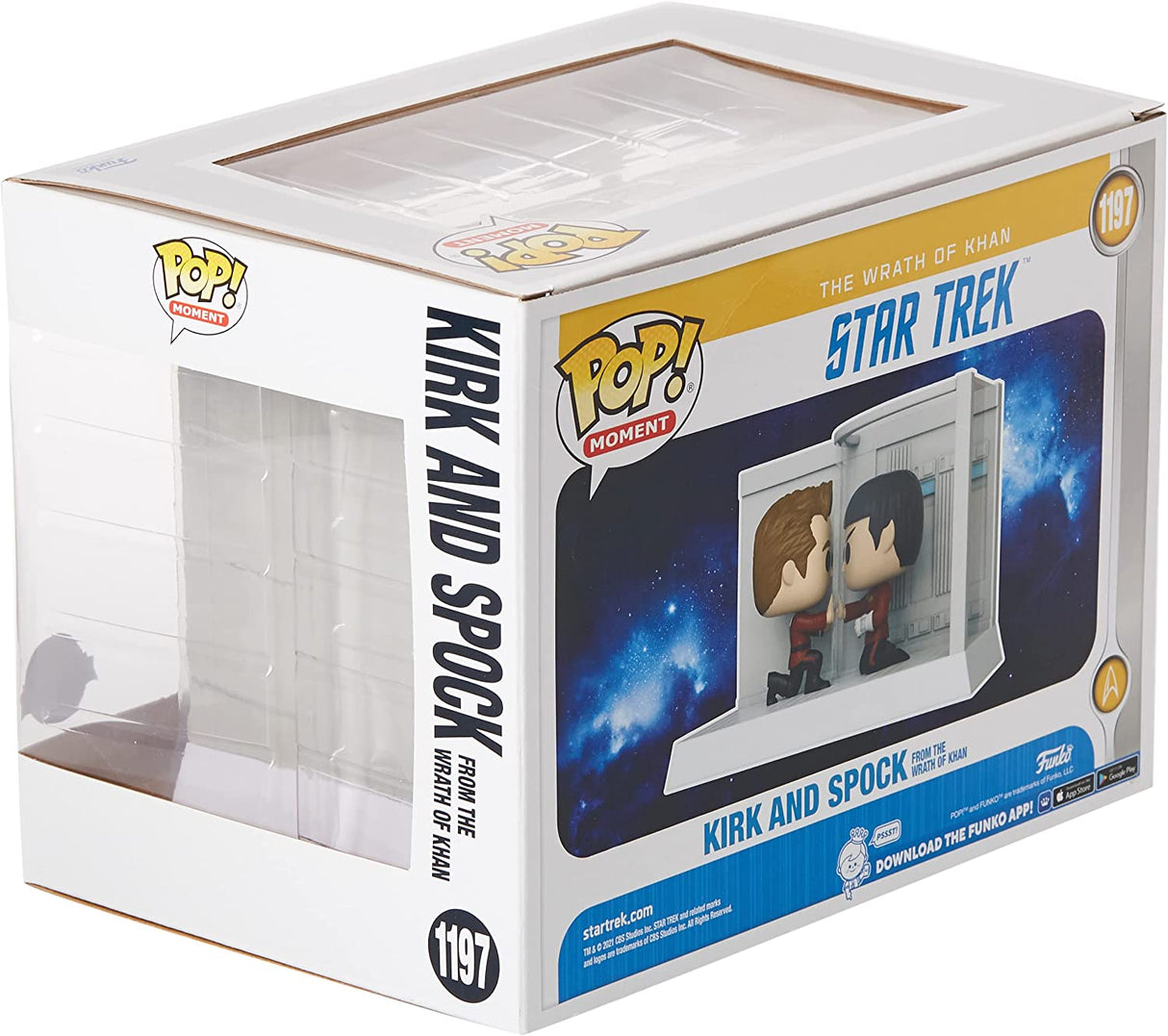 Funko Pop Movie Moments | Star Trek | Kirk & Spock from The Wrath of Khan 6 inch #1197