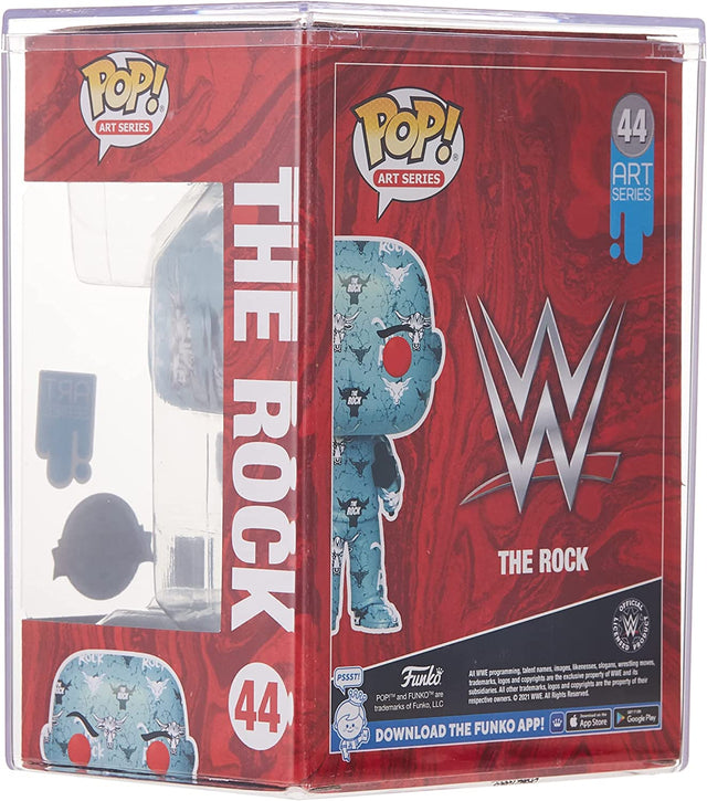 Funko Pop Art Series | WWE | The Rock Exclusive with Stack Pop Protector #44