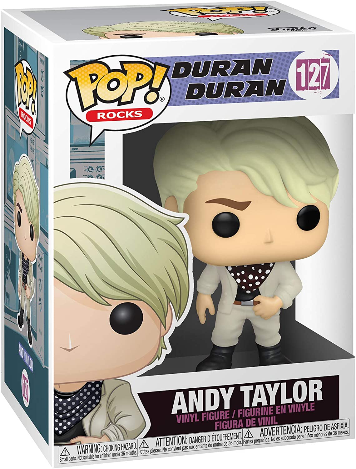 Damaged Box Funko Pop Rocks - Duran Duran - Andy Taylor #127 (6903568007268) (6903570989156)